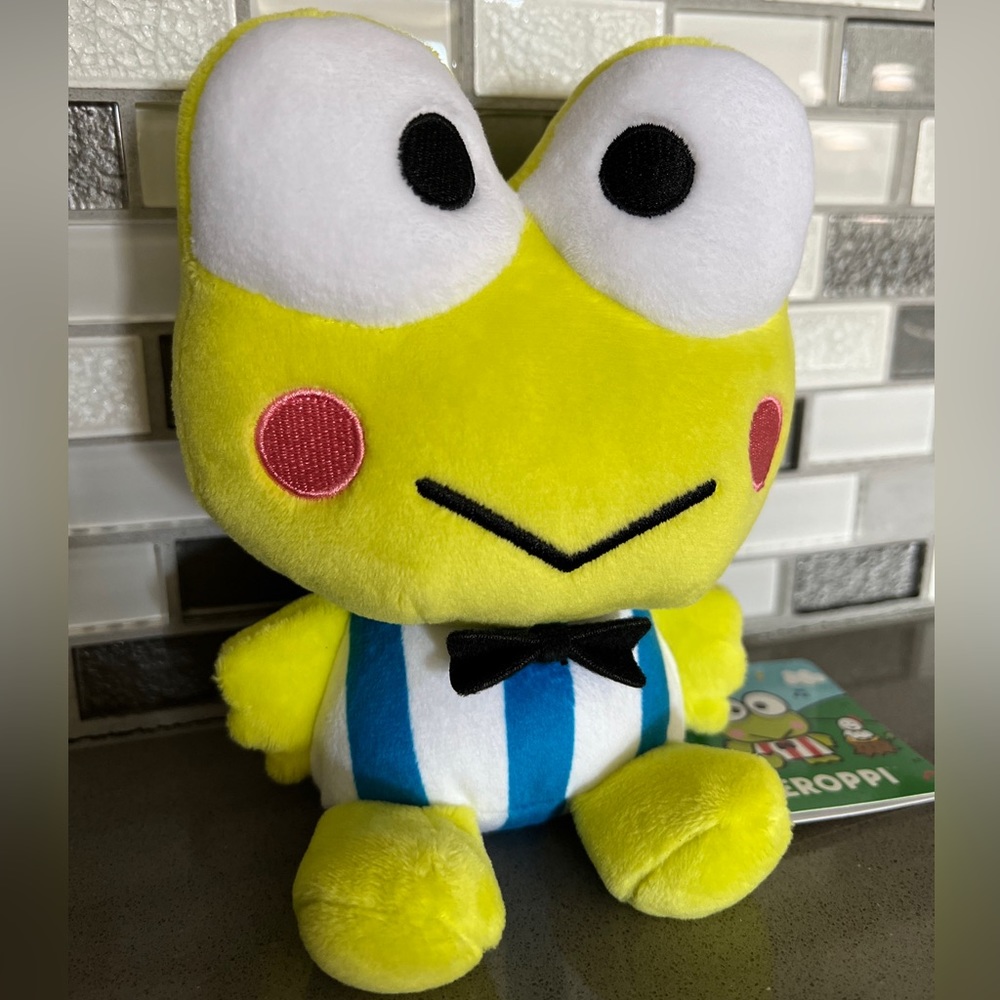 Sanrio KEROPPI Sitting Plush Classic Series / 7” Limited Edition / Kawaii / NEW - Picture 3 of 15